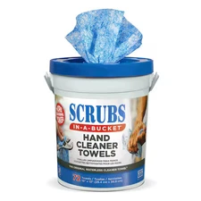Scrubs 42272 Hand Cleaning Towels, 10 In X 12 In, Scrubs-In-A-Bucket, 72