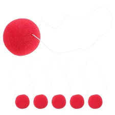 6 Pcs Clown Nose for Kids Circus Costume Accessories Cosplay Soft