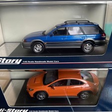 Hi-Story 1/43 Scale Subaru Legacy & WRX Diecast Model Set