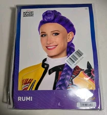 K Pop Demon Hunters Rumi Costume Adult Wig In Hand Spirit Halloween Cosplay🔥🔥