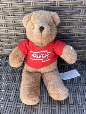 Walkers Crisps Limited Edition 50th Anniversary Bär Plüsch Teddy Sammler Spielzeug