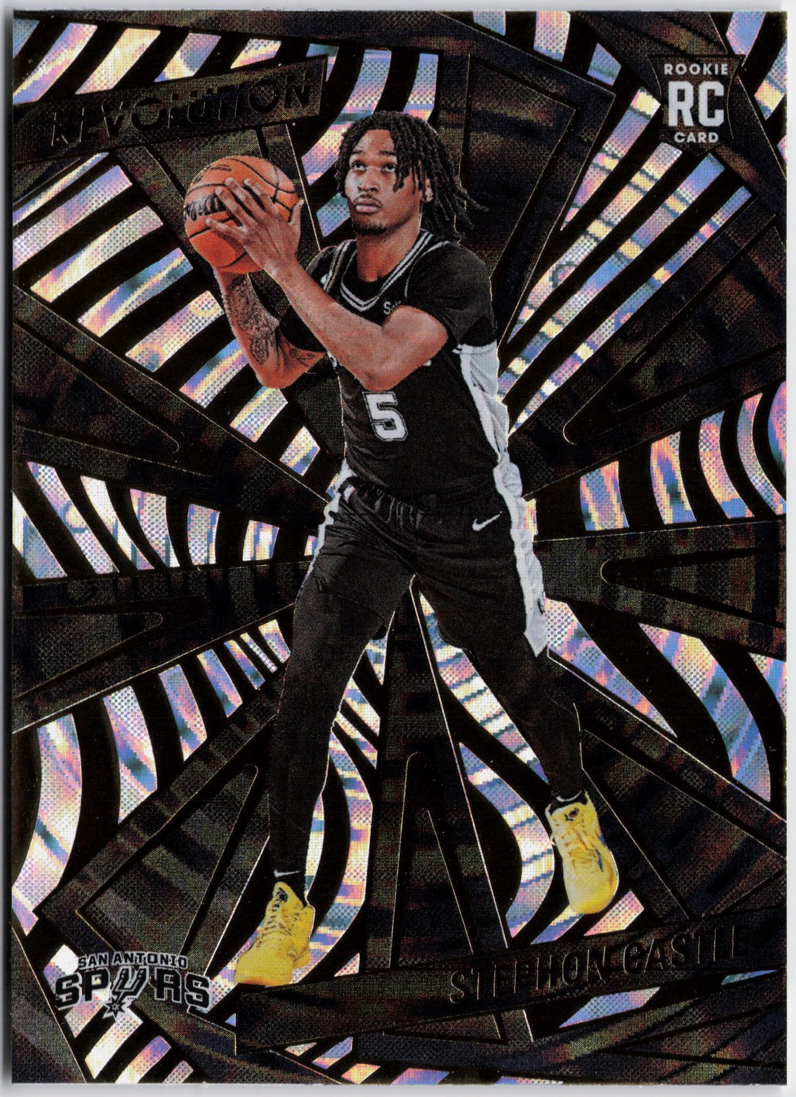 2024-25 Panini Revolution #116 Stephon Castle Fractal