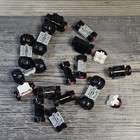 Vintage Lot (17) 1980's Lego Tires Wheels Gray Black White — photo 5