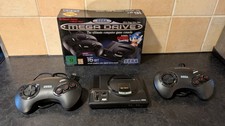 SEGA Mega Drive Mini 16-Bit Home Console HDMI Built-In Games, 2 Control Pads