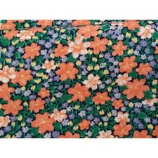 Rare Kimono Pure Silk Small Pattern Flower Long Length Used Japan