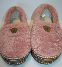 Ariat WOMEN'S slippers Snuggly Mauve Pink High Pile Size XL 9.5-10.5 Next2NEW