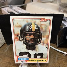 SIDNEY THORNTON 1981 TOPPS FOOTBALL CARD # 61