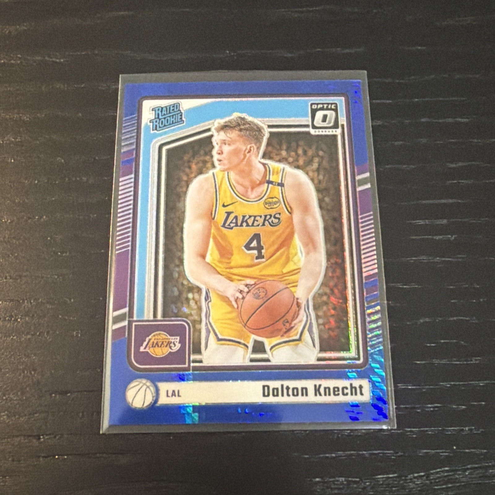 2024-25 Donruss Optic - Rated Rookie Dalton Knecht #256 Blue Hyper Prizm /175