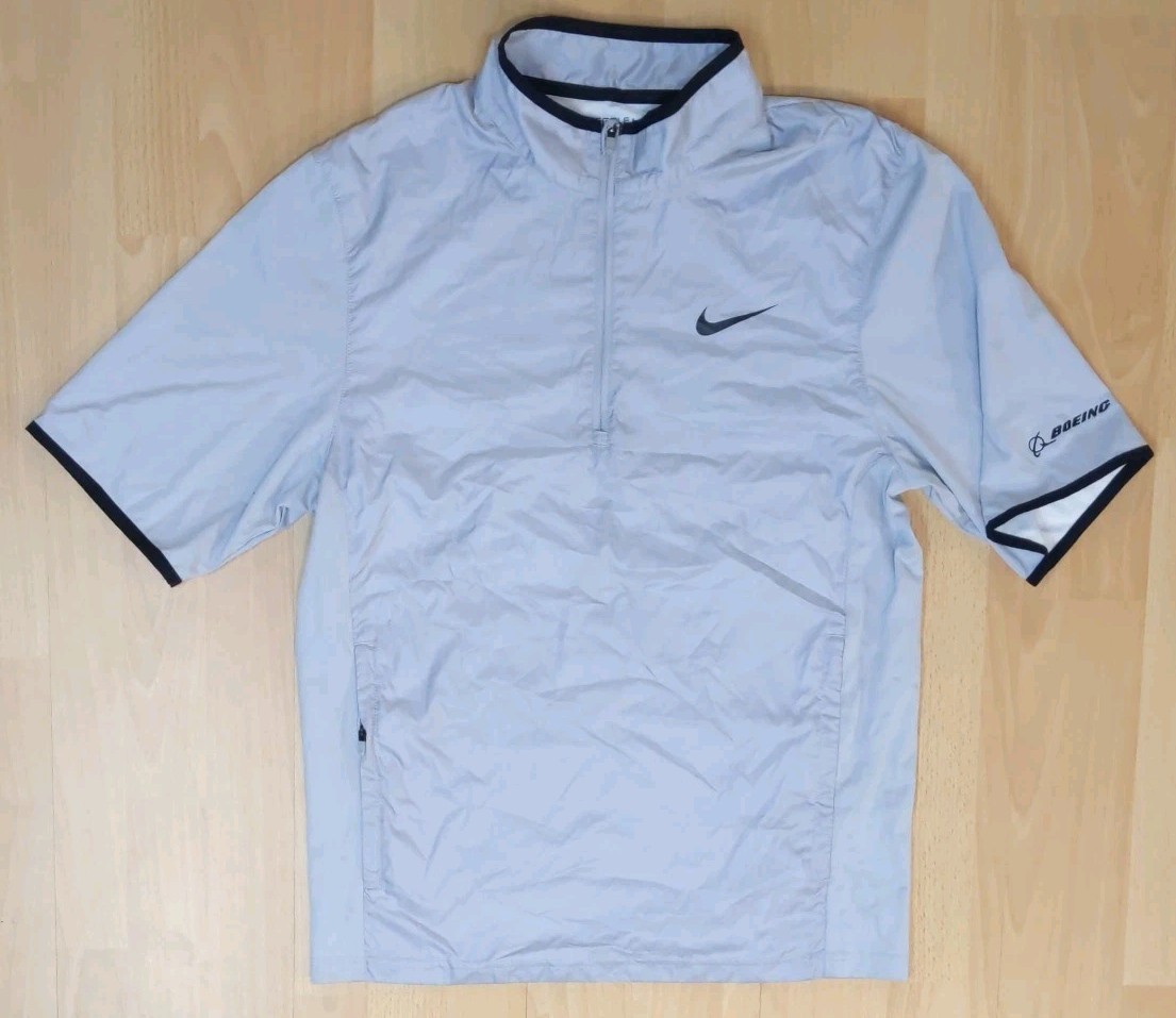 SACAI X NIKE Nike Golf Giacca Manica Corta Uomo S Shield Elasticizzata Antivento Grigio 833302 Boeing