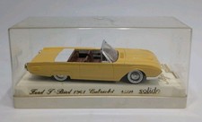 SOLIDO Ford T-Bird 1961 Cabriolet 4504 Convertible Model Car 1:43 in Case