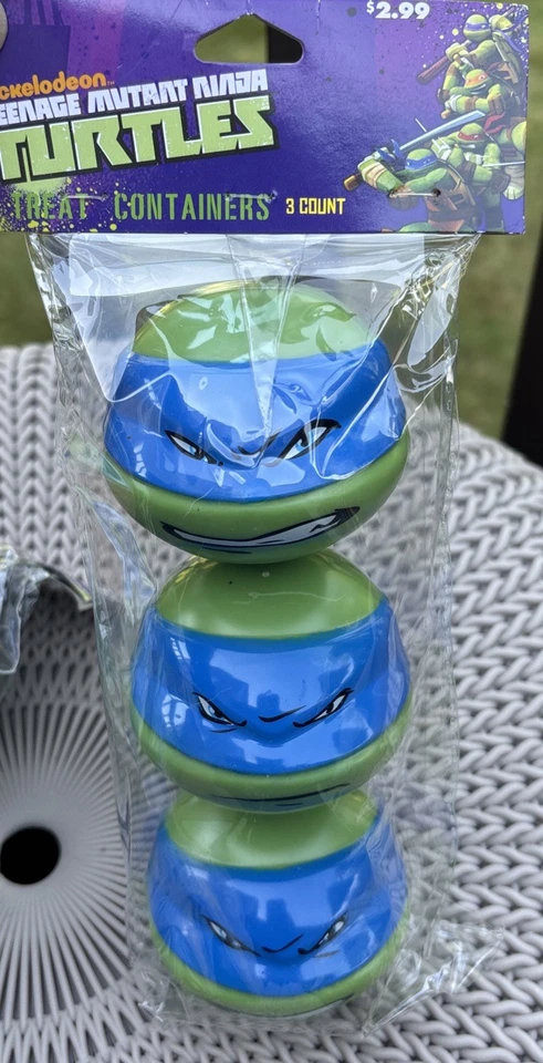 Teenage Mutant Ninja Turtles Leonardo Treat Candy Containers Favor Birthday TMNT - Image 3 of 4