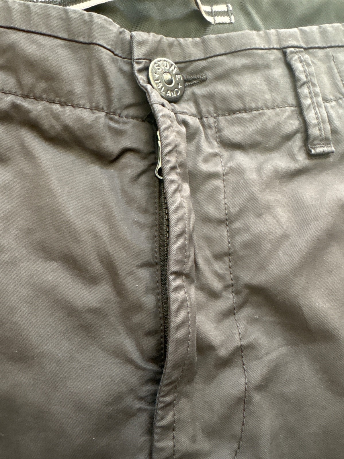 $445 New Authentic STONE ISLAND Badge Logo Black Cargo Pants Size Tag 31 W 32-33 thumbnail 5