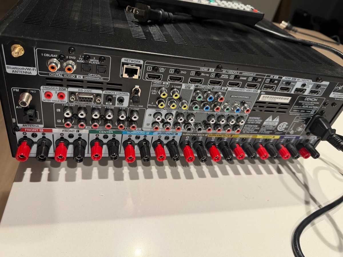 DENON AVR-X4700H 2020年製 中古美品 DENON AVR-X4700H 2020年製 中古美品 DENON AVR-X4700H-K 中古