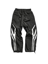 Men's Y2K Color Block Baggy Parachute Pants Wide Leg Pants Hip Hop Track Trou...