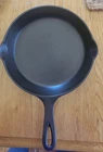 Griswold No. 6 Cast iron Skillet Fully Restored No Wobble 699 L Small Logo