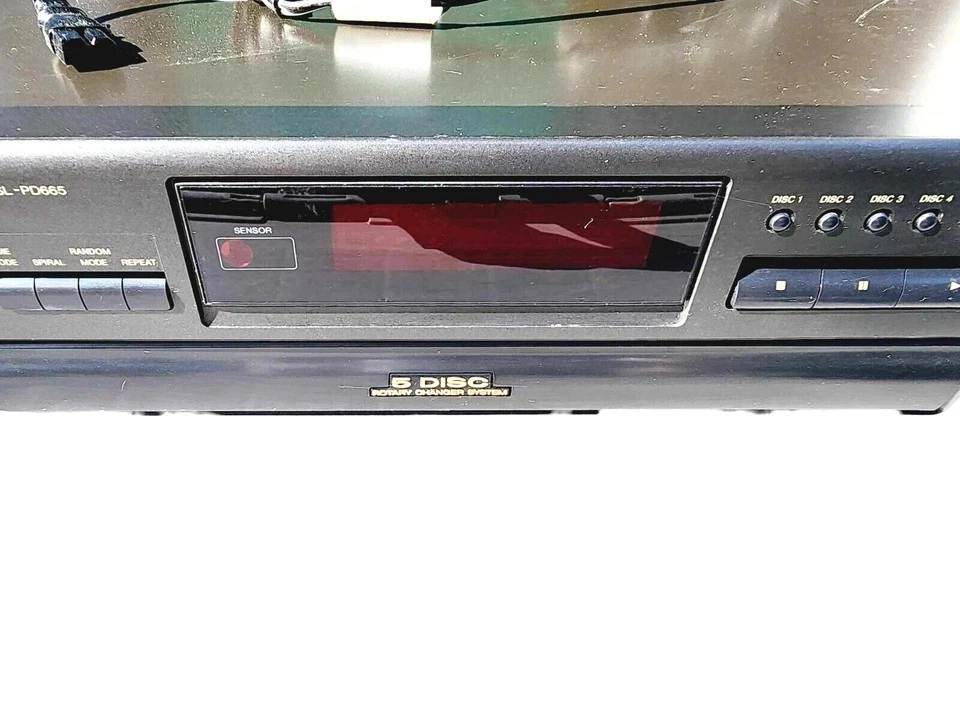 TECHNICS SL-PD665 CD COMPACT DISC CHANGER CAROUSEL DIGITAL STEREO PLAYER MASH ^ - Image 4 of 4