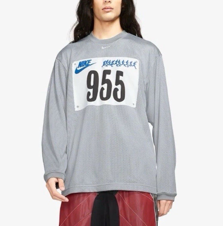 Nike X Cactus Plant Flea Market Long Sleeve Grey Jersey Size XXL