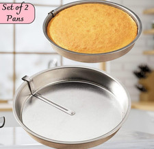 Perfectrelease Cake Pan,9.7" Quick Release Easy-Out Cake Pan with Lever