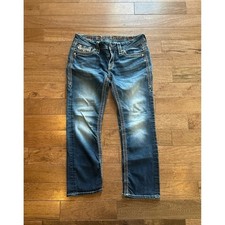 Rock Revival Jeans: Women's Sorrel Capri Size 29 Y2K Bejeweled