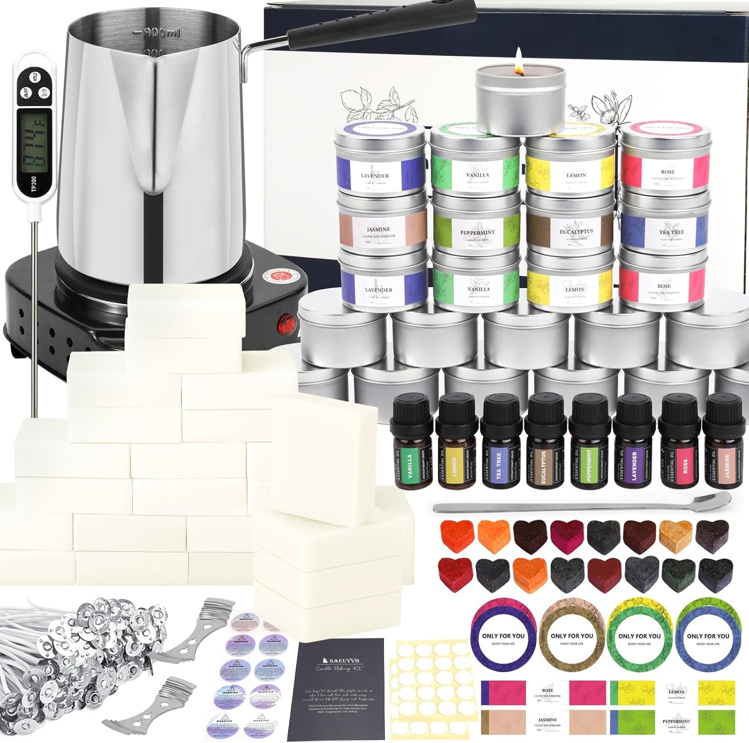 Candle Making Kit Candle Making Kit with Wax Melter Complete