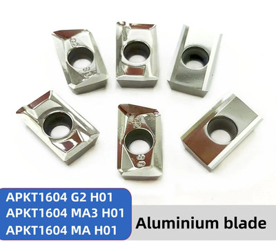 Carbide CNC Milling APKT1604 PDFR G2 H01 Insert Aluminum Turning Cutting 10PCS