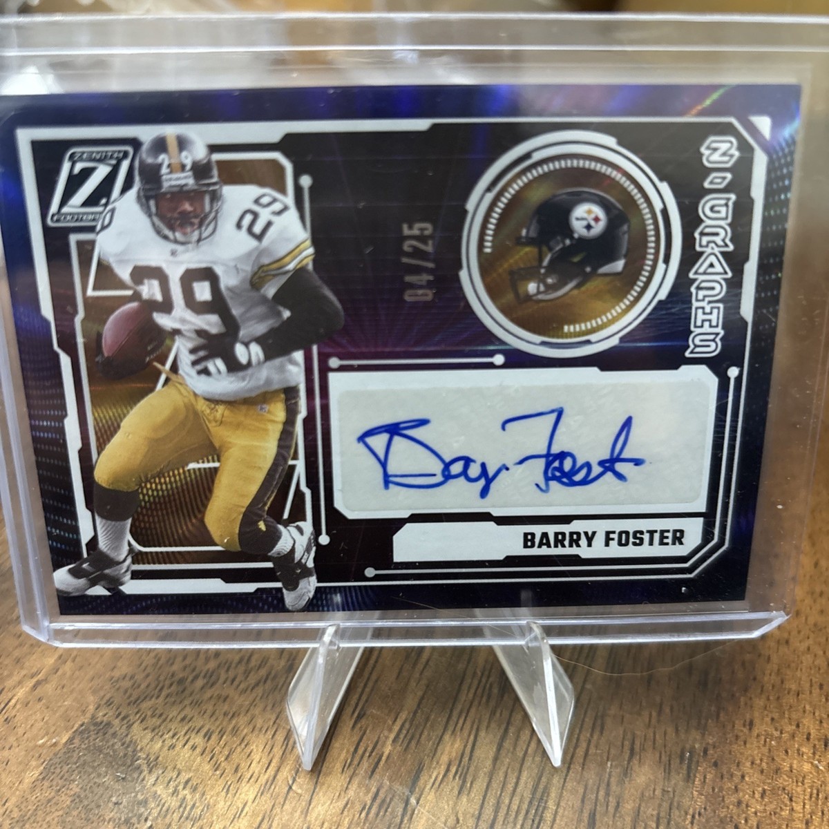 ヴィンテージサイン Foster and Kleiser フォスター&クレイザー 2024 Panini Zenith Z-Graphs Barry Foster #ZG-BFR Spokes /25 | eBay