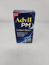 Advil PM Liqui-Gels 200mg Capsule - 80 Count EXP 02/2026