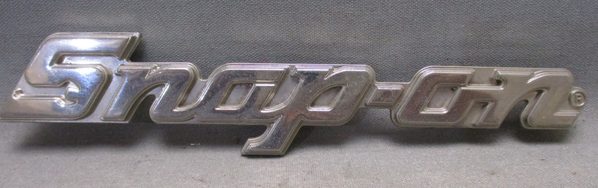 OEM Original KN800 Snap on Toolbox Logo Crest Badge Metal Emblem