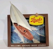 Strohs Beer Sign  - WELCOME ABOARD BEER LOVER...