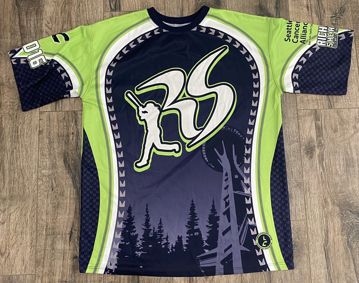 2016 Richard Sherman Celebrity Softball Game #25 Large Jersey