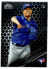 2020 Topps Chrome Black Refractor Shun Yamaguchi Rookie Card 50/199 Blue Jays RC