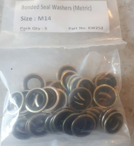 M12 12mm Ford Sump Plug Washers - 12MM BONDED OIL SEAL / DOWTY WASHERS - Picture 9 of 15
