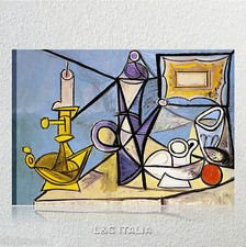 Picasso Natura Morta Quadro su Tela 70x50 cm Stampa Riproduzione Autori Cucina
