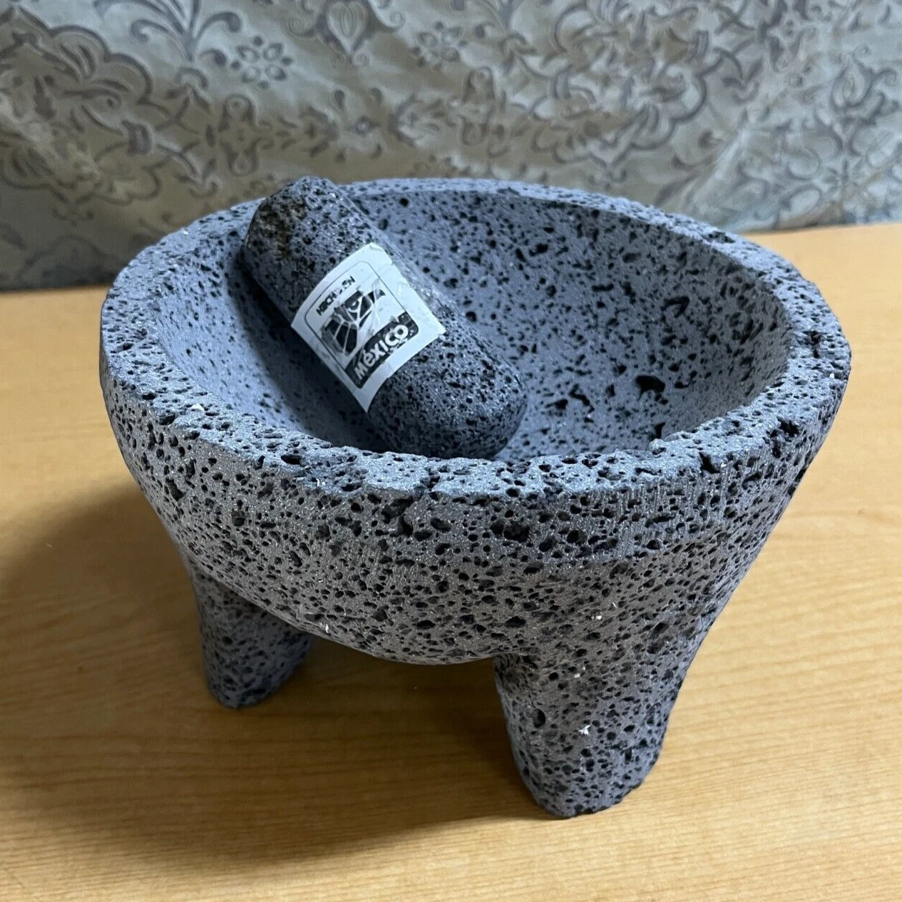 Genuine Handmade Mexican Morter And Pestle NEW