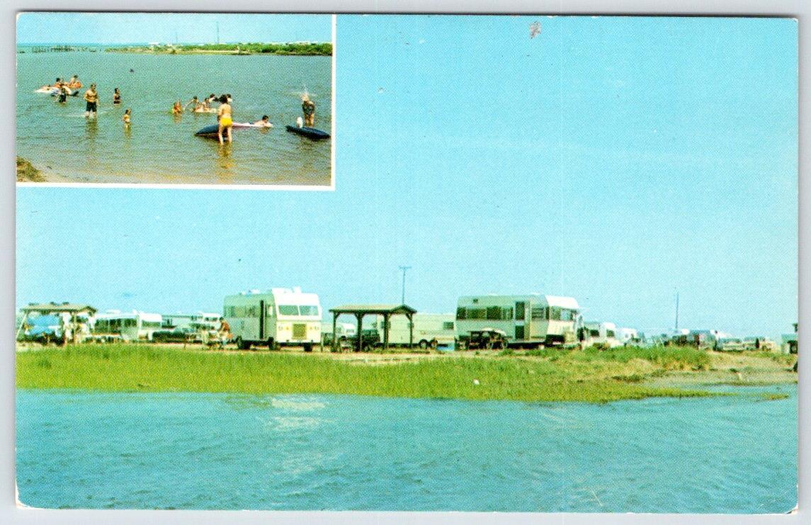 196070's CHINCOTEAGUE VA WATERFRONT FAMILY CAMPGROUND CAMPERS BEACH