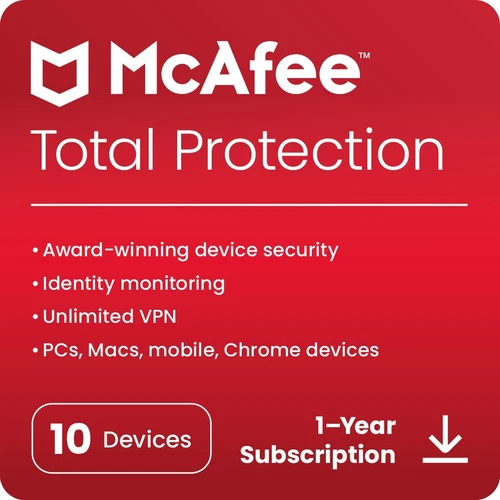 McAfee Total Protection 2026 | DIRECT FROM MCAFEE | Same Day Digital Delivery
