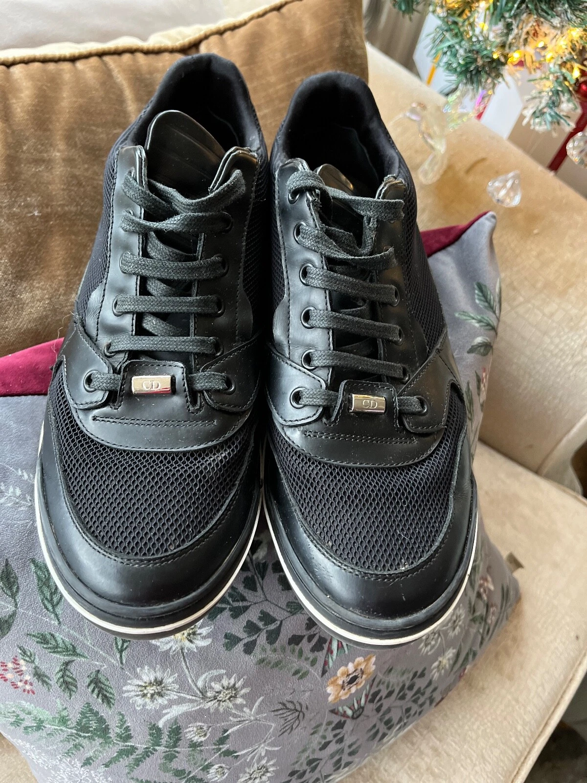 BASKETS NOIRES HOMME CHRISTIAN DIOR TAILLE 42,5