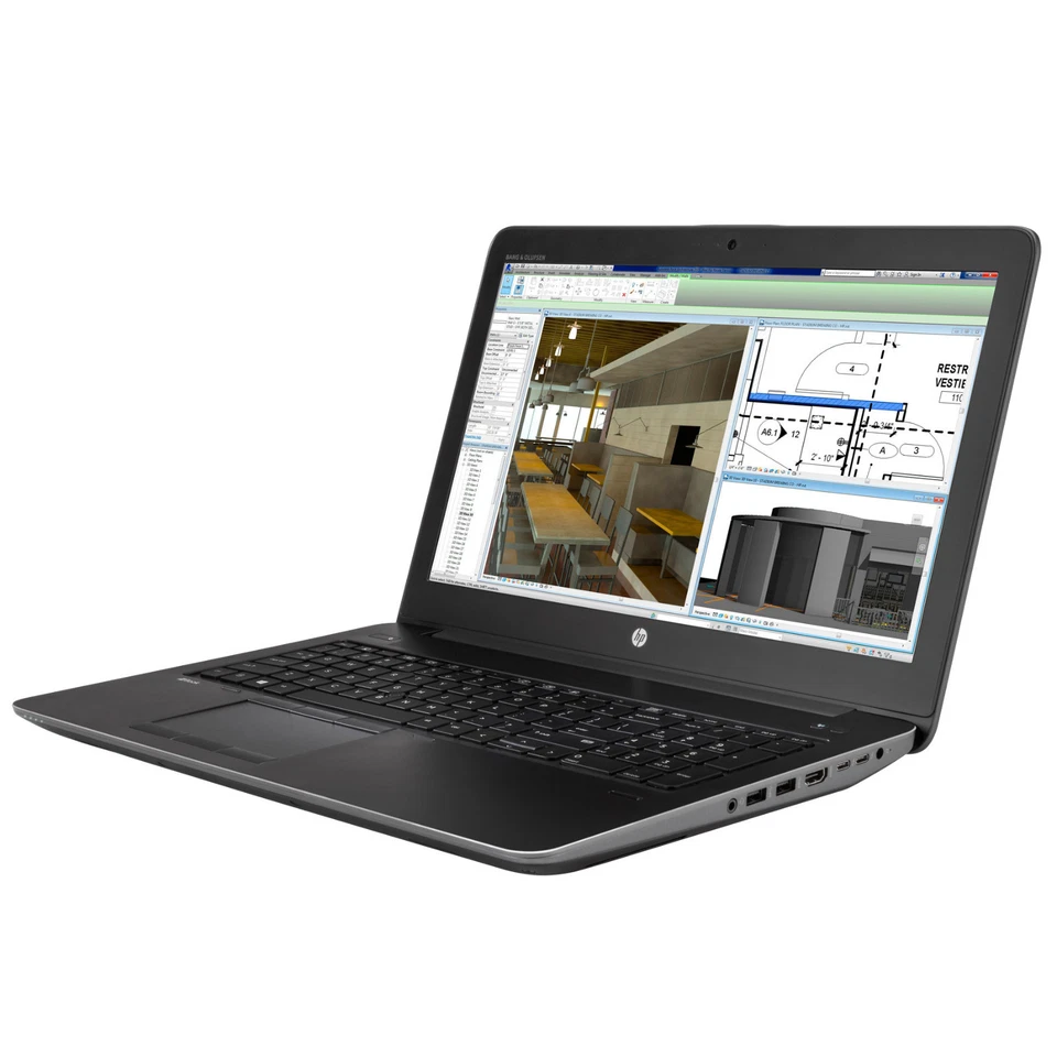 HP ZBook 15 G4 Tiger 15,6 FHD-IPS i7-7820HQ 32GB 1TB-PCIe EVO970 Quadro M1200 - Bild 2 von 4