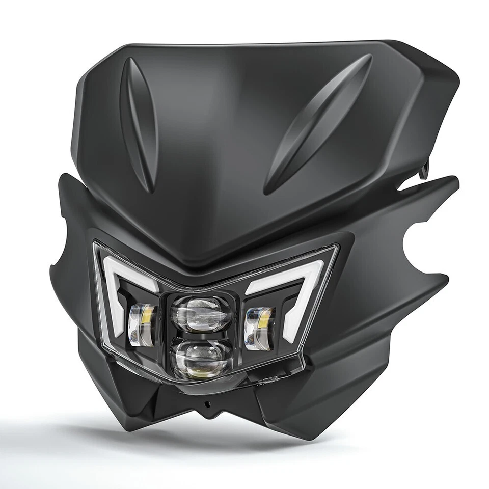 Faro LED con carenado para Kawasaki KX250 KX450 KLX230 KLX300 KX450F KX250F Foto 3 de 4