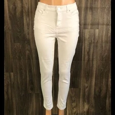 LABIJOU White Stretch Skinny Jeans