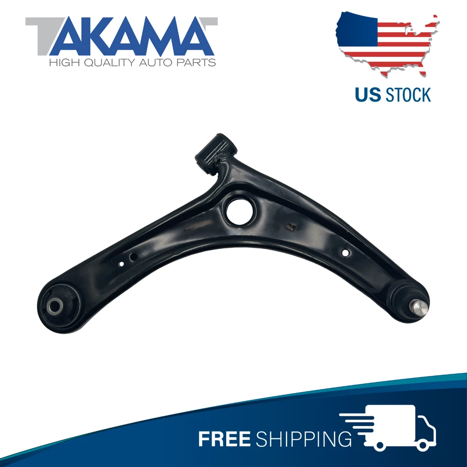 Par de brazos de control inferiores delanteros de 2 piezas con rótulas para 08-17 LANCER, OUTLANDER Foto 2 de 4