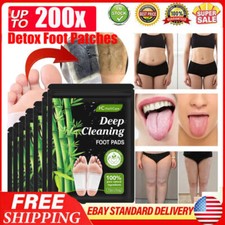 200/10x Foot Detox Patch Pads Toxins Deep Cle...