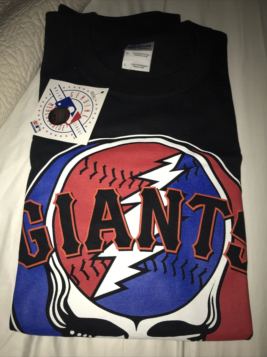 Grateful Dead T Shirt L Jerry Garcia San Francisco Giants MLB Buster Posey New