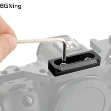 Rail NATO Mini 1/4" Slider Cameras for Rig Anti-Off Safety Extension Quick Top