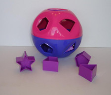 Tupperware Shape o Toy Ball Pink  Purple Learning Toy Brand New