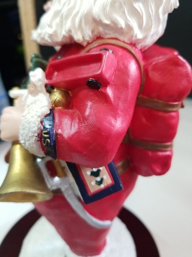 Vintage Duncan Royale Large Musical Santa Claus Thomas Nast Limited Figurine - Picture 6 of 12