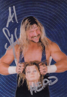 Al Snow Head Signed 1999 WWF Trading Card Smackdown Chrome #11 WWE