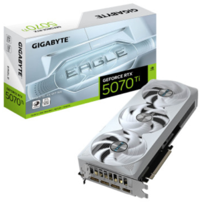 GIGABYTE GeForce RTX 5070 Ti 16GB 未開封 Video Card Gigabyte GeForce RTX 5070 Ti EAGLE OC ICE SFF 16GB