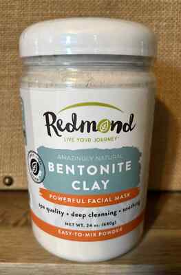 Redmond Trading Bentonite Clay Facial Mask, 24 oz - Deep Cleansing - Soothing