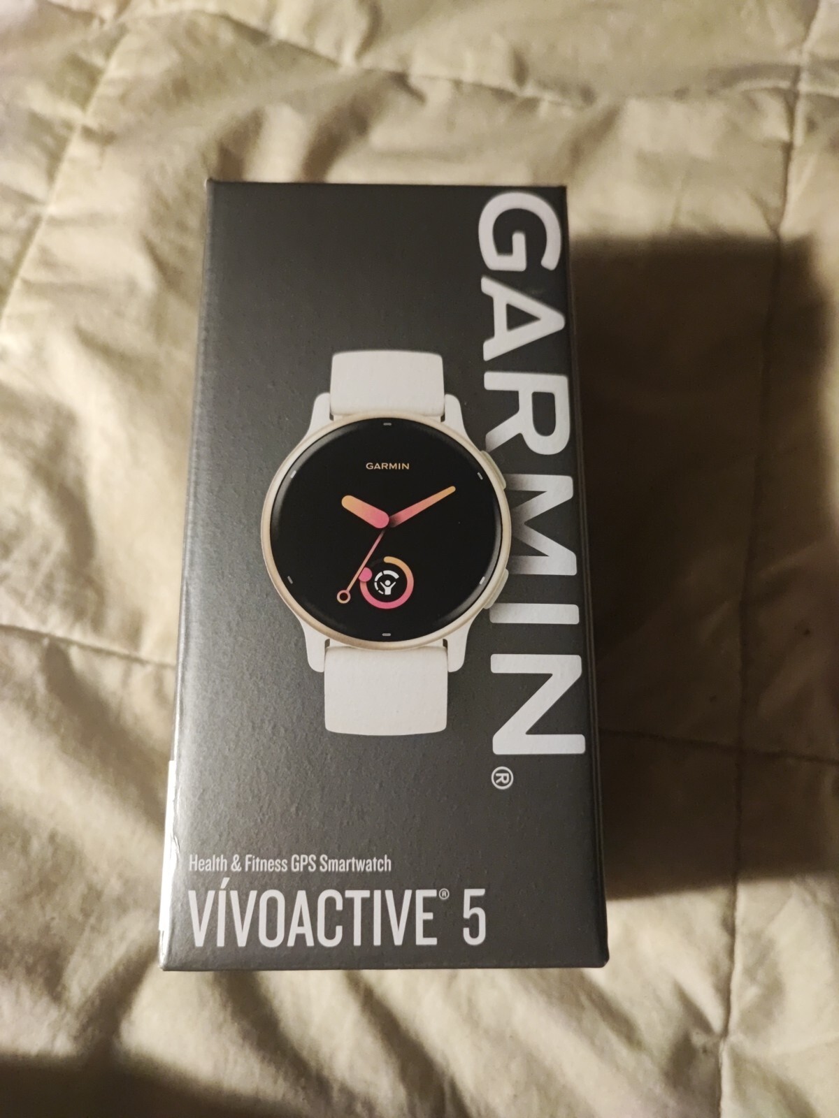 Garmin Vivoactive 5 Smartwatch in White - Brand New-image